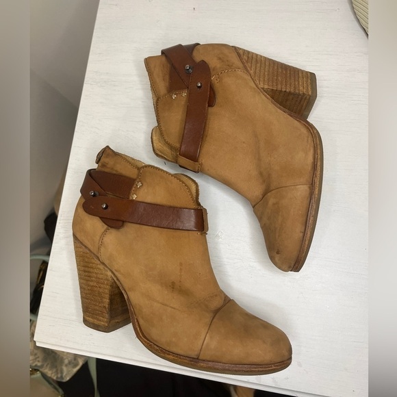 Rag and Bone Harrow Ankle Booties sz 37.5 US 7 - Picture 5 of 14